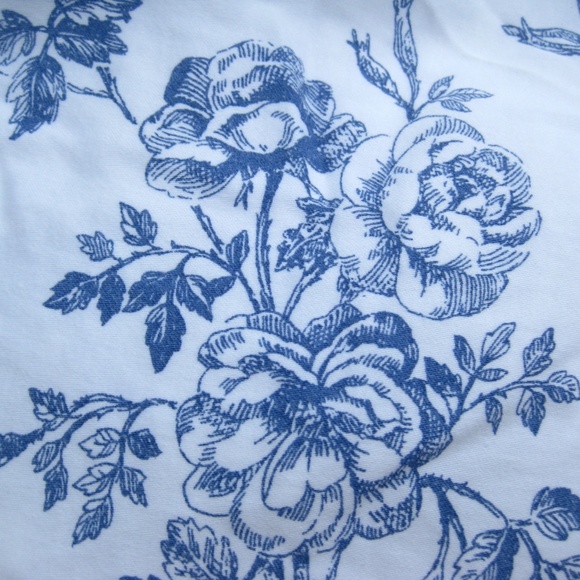 Ralph Lauren Bedding Blue Rose Floral Twin Sheet Std Case Poshmark